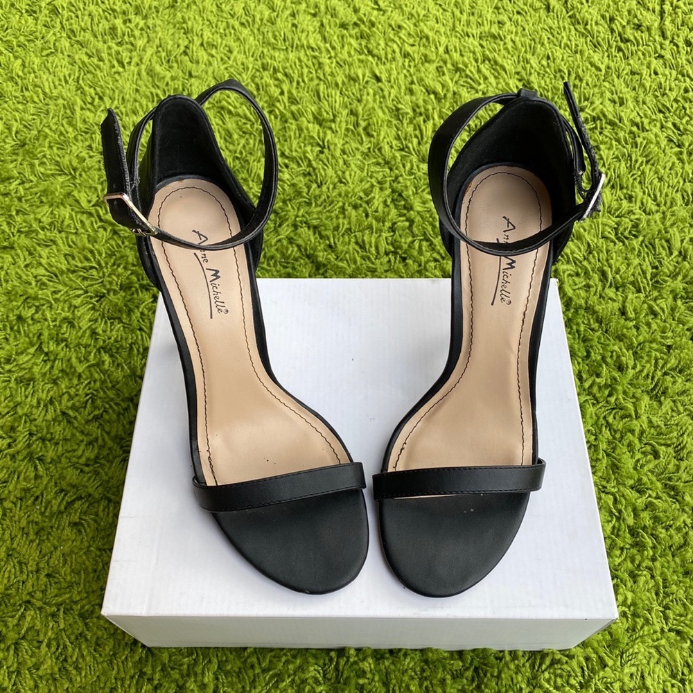 Anne Michelle Strap Open Toe Stiletto High Heel